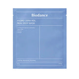 Biodance Hydro Cera-Nol Real Deep Mask for deep hydration and soothing, featuring ceramides and panthenol for sensitive skin.