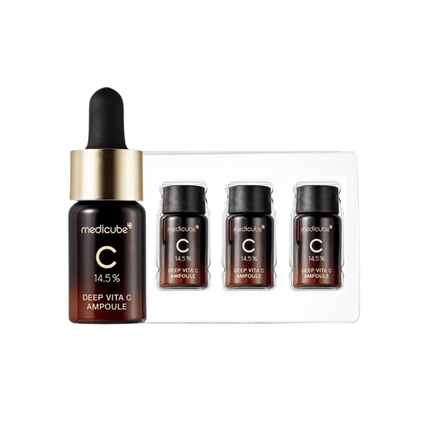 Medicube Deep Vita C Ampoule 2.0 30g (3pcs) - Korean skincare Vitamin C serum for brightening and even skin tone.