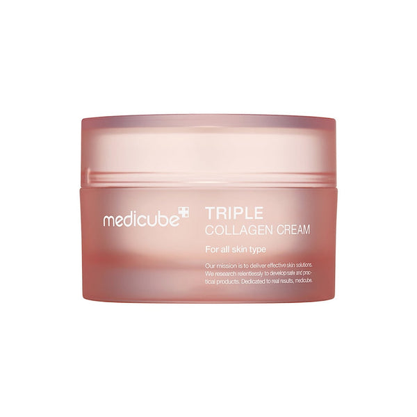 Medicube Triple Collagen Cream 50ml - Premium Korean skincare anti-aging moisturizer with Triple Collagen Complex for firm, hydrated skin