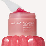 Medicube Collagen Jelly Cream, a must-have K-beauty product for hydrated, elastic skin, celebrated on TikTok and popular in Medicube searches.