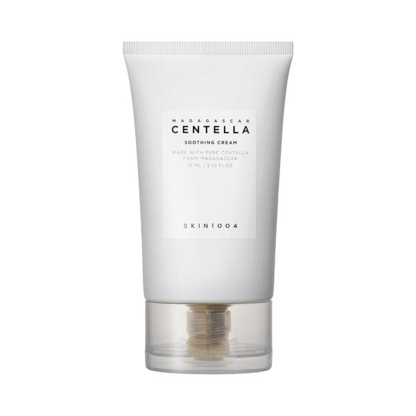 SKIN1004 Madagascar Centella Soothing Cream 75ml - Lightweight moisturiser with Centella Asiatica for soothing, hydrating, and repairing sensitive skin.