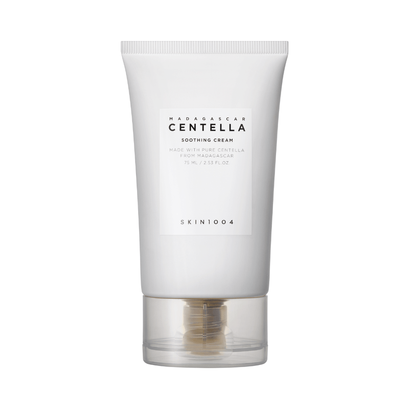 SKIN1004 Madagascar Centella Soothing Cream 75ml - Lightweight moisturiser with Centella Asiatica for soothing, hydrating, and repairing sensitive skin.