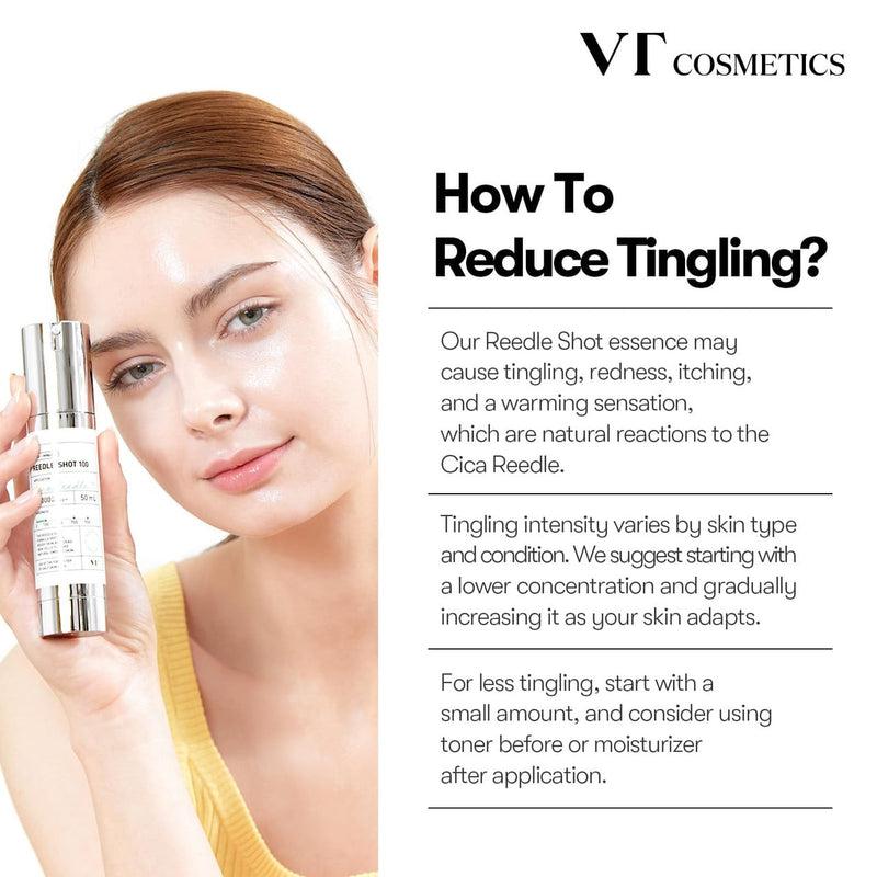 VT Cosmetics Reedle Shot 300, cutting-edge Korean skincare solution for glass skin results with microneedling-inspired formula.